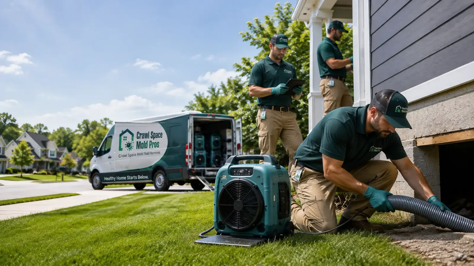 Crawl Space Mold Removal in Newark, CA